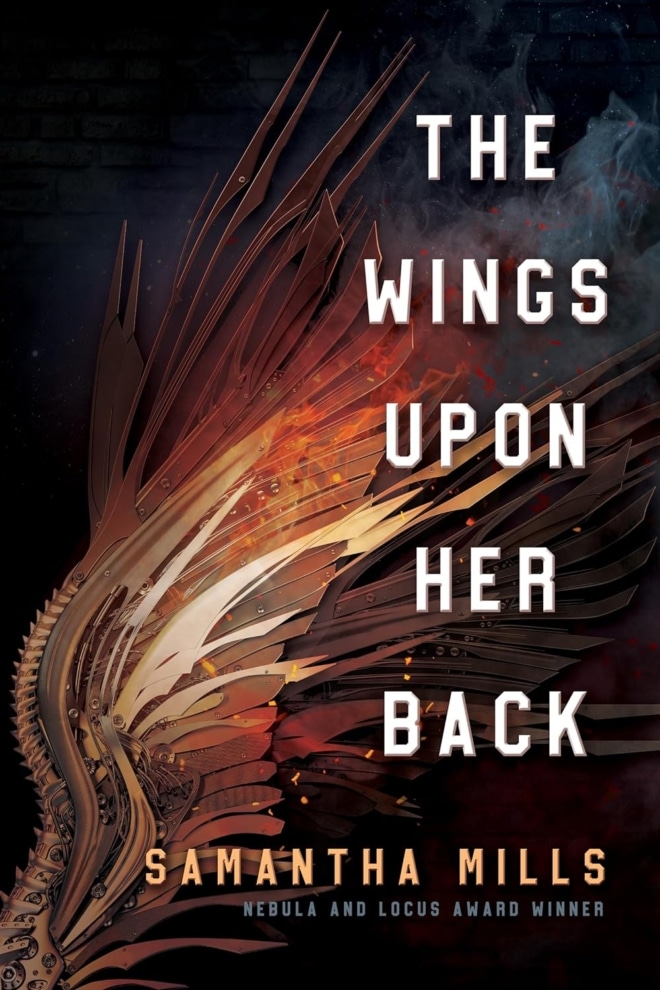 Cover image of "The Wings Upon Her Back" by Samantha Mills