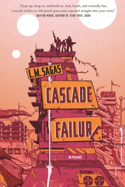 Cover image of "Cascade Failure" by L.M. Sagas