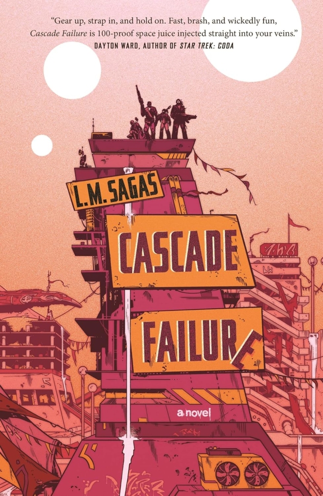 Cover image of "Cascade Failure" by L.M. Sagas