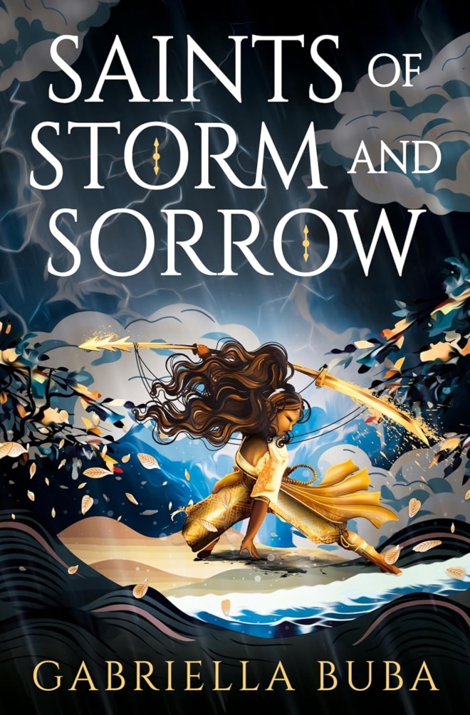 Cover image of "Saints of Storm and Sorrow" by Gabriella Buba