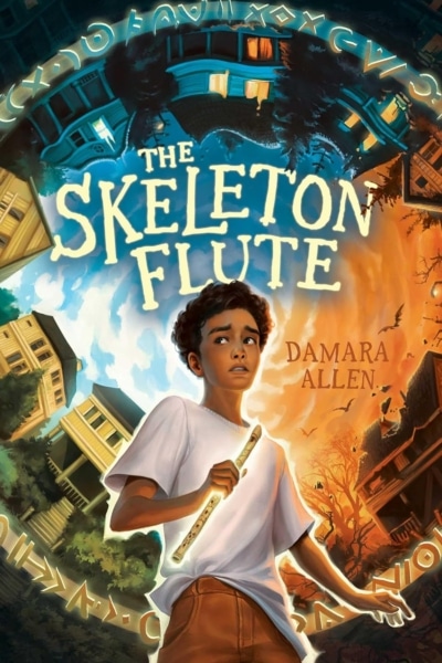 Cover image of "The Skeleton Flute" by Damara Allen