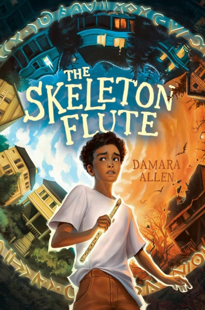 Cover image of "The Skeleton Flute" by Damara Allen