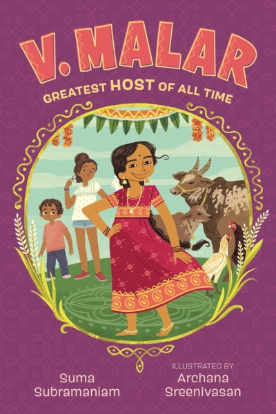 Cover image of "V. Malar: Greatest Host of All Time" by Suma Subramaniam