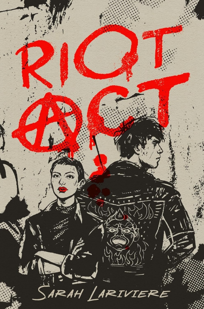 Cover image of "Riot Act" by Sarah Lariviere